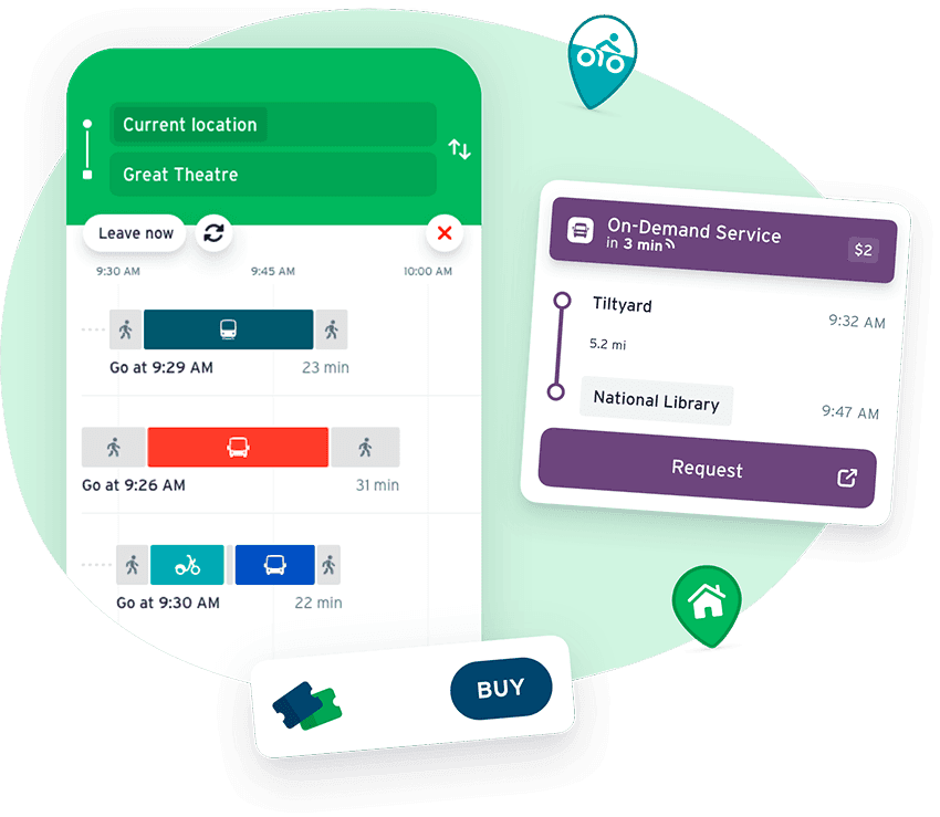 Guide your riders with Transit app